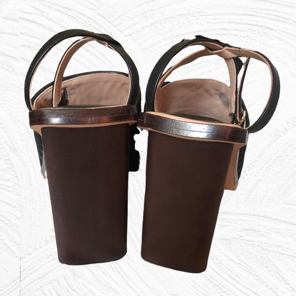 AD & Daughters Chunky Heeled Sandals Size 8.5 - Picture 6 of 10